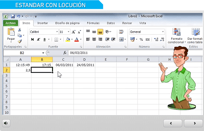 Demo de curso e-learning a medida de tipo estándar con locución: Microsoft Office Excel
