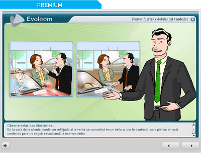 Demo de curso e-learning a medida de tipo Premium: Técnicas de venta