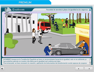 Demo de curso e-learning a medida de tipo Premium: Igualdad de género