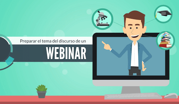 Ejemplo de vídeo storytelling de tipo estándar para curso elearning: Preparar el tema del discurso de un webminar